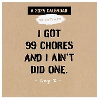 TF Publishing 2025 Anti-Affirmations & Sarcasm Mini Calendar