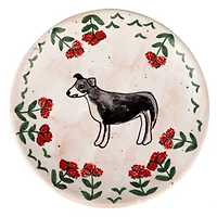 Hello Honey® 6" Enchanted Fauna Series Hand-Painted Stoneware Plate Set