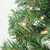 6.5ft. Pre-Lit Niagara Pine Artificial Christmas Tree, Clear Lights