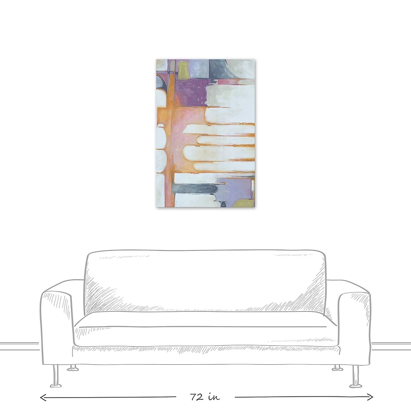 Retro Abstract 24" x 36" Canvas Wall Art