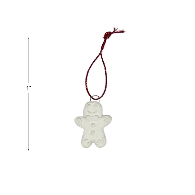 Mini DIY Ceramic Gingerbread Ornament Set by Make Market®