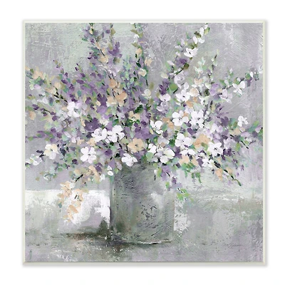 Stupell Industries Blossoming Aster Flower Bouquet Wall Plaque Art