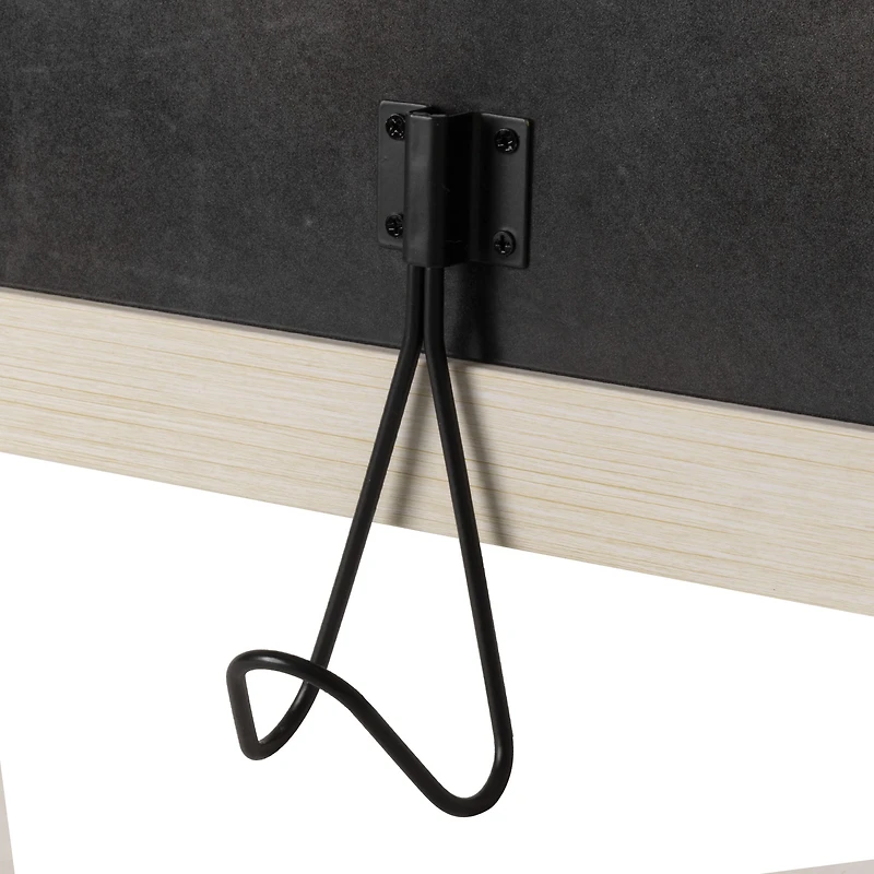 Rustic Happy Home Framed Coat Rack