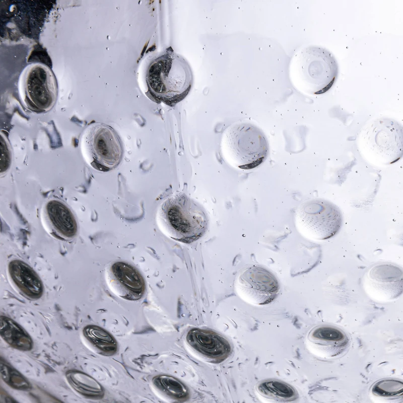 Hello Honey® 12" Clear Hobnail Round Glass Serving Bowl