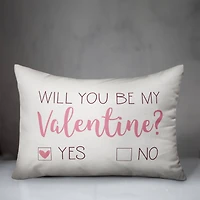 Be My Valentine Choice Throw Pillow