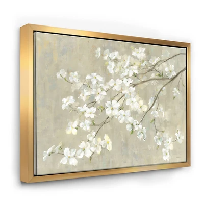 Designart - Dogwood in Spring Neutral