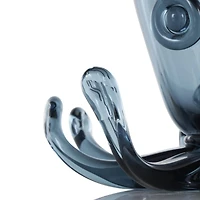 8.5" Blue Ombre Glass Octopus Sculpture