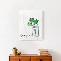 Lucky Us Canvas Wall Art