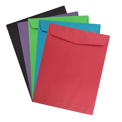 JAM Paper 10" x 13" Assorted Open End Catalog Envelopes, 50ct.
