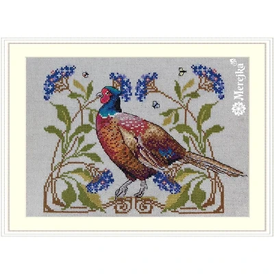 Merejka The Pheasant Counted Cross Stitch Kit