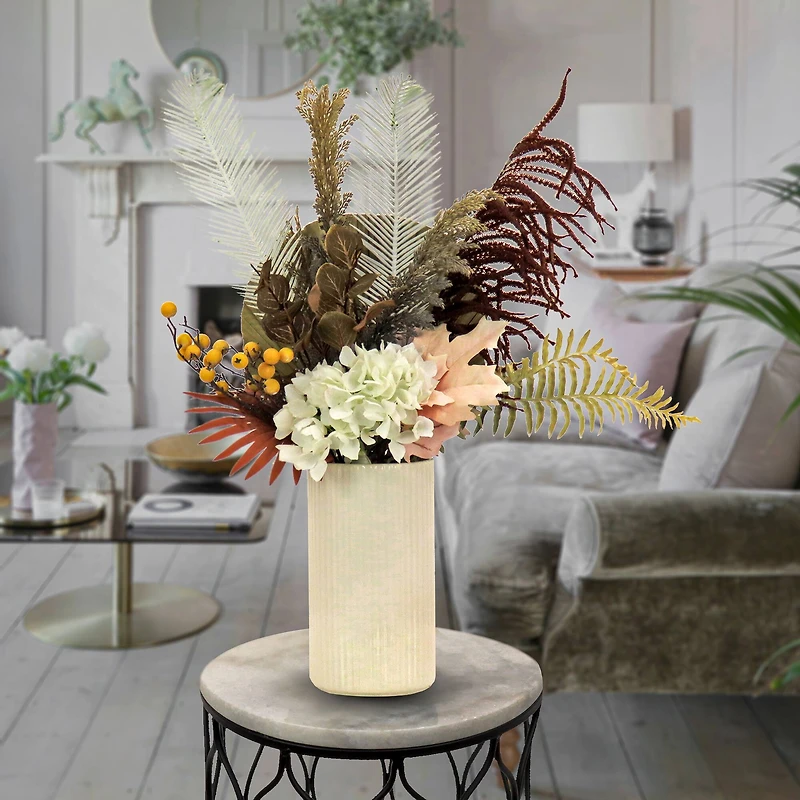 31" Potted Fern & Hydrangea Assortment