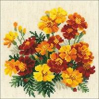 RIOLIS Marigolds Counted Cross Stitch Kit