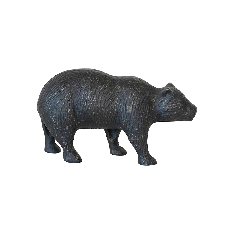 Hello Honey® 8" Black Cast Aluminum Bear Décor