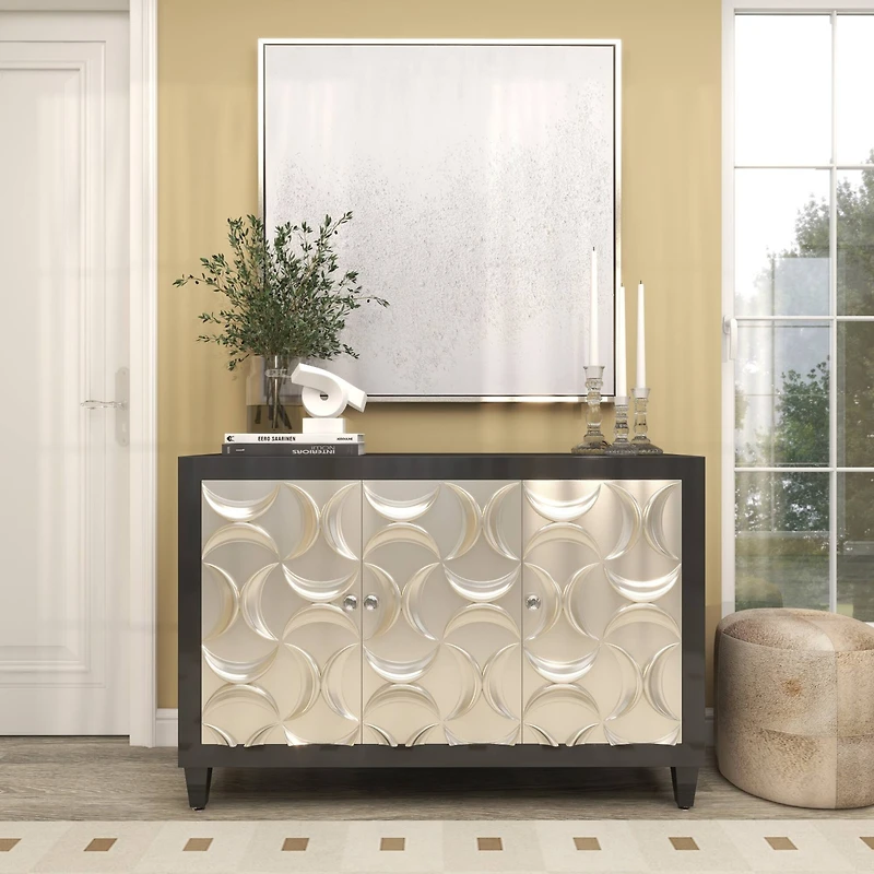 The Novogratz Clear Glass Candle Holder Set