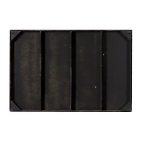 47" White Wood Industrial Plane Blueprint Wall Décor