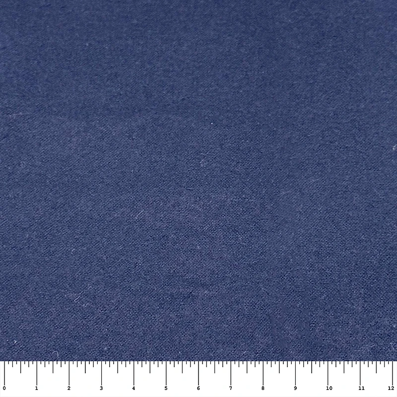 Feldman Navy Solid Cotton Flannel