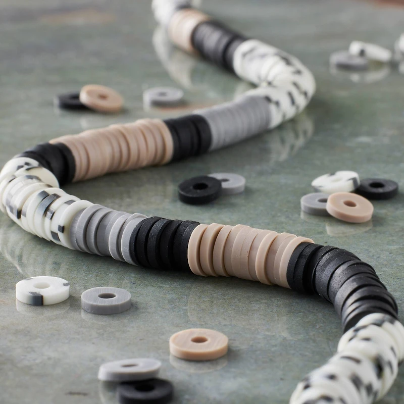Clay Heishi Beads