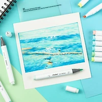 Ohuhu® Honolulu Dual Tip Pastel Alcohol Markers, 6ct.