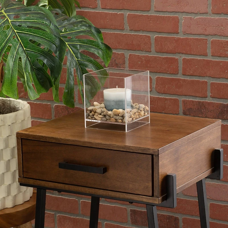 Organize It All 6" Multipurpose Clear Acrylic Cube