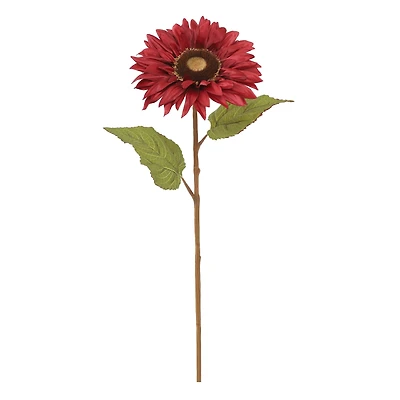 28" Red Sunflower Stem by Ashland®