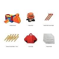 Banzai® Inflatable Double Slide Bouncer™ Outdoor Toy
