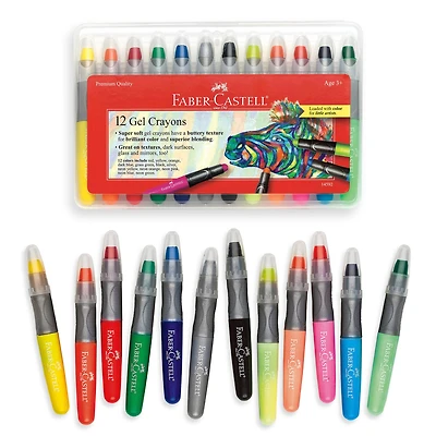 Faber-Castell® 12 Color Gel Crayons