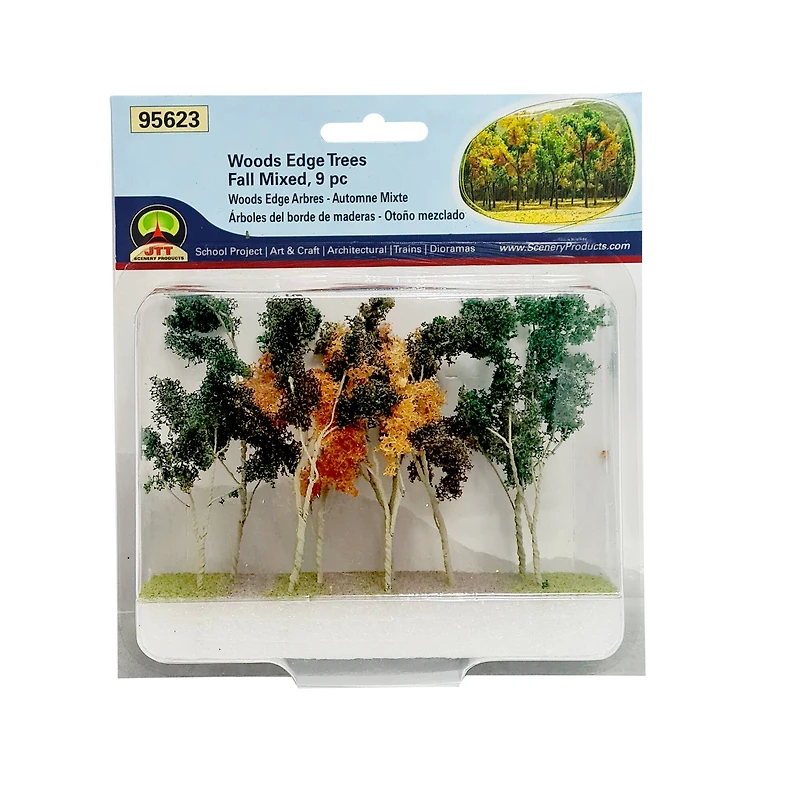 JTT Scenery Products Mini Fall Mixed Woods Edge Trees