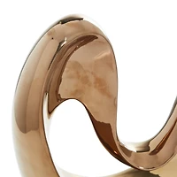 14" Porcelain Modern Abstract Sculpture