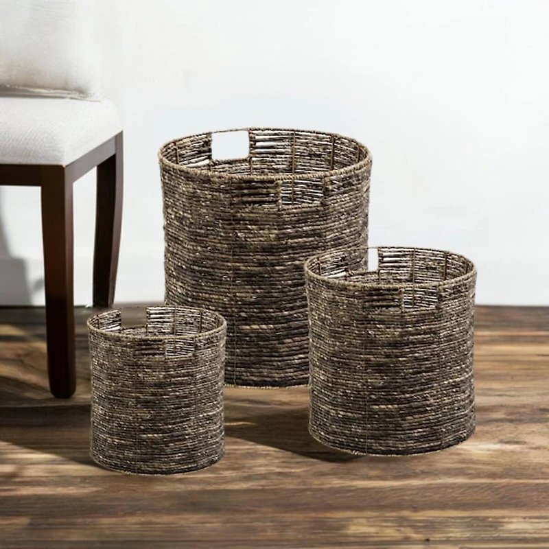 Honey Can Do Costal Collection Nesting Geo Basket Set