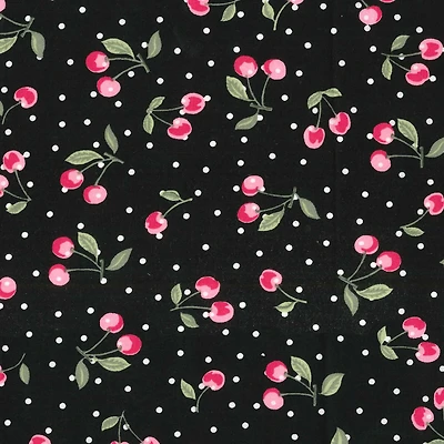 Fabric Traditions Cherry Toss Cotton Fabric