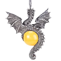 Design Toscano Dragon Defender of the Ancient Amulet 2022 Gothic Ornament
