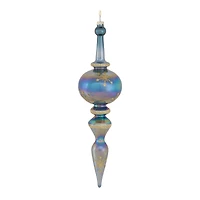 6ct. 13" Iridescent Glass Finial Drop Ornaments