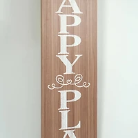 American Art Décor™ 47.25" Happy Place Nut House Double-Sided Hanging & Leaning Wall Sign