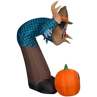 7.5ft. Animated Airblown® Inflatable Halloween Giant Reaching Hunched Scarecrow