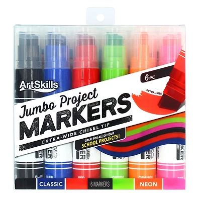 ArtSkills® Jumbo Chisel Tip Markers for Signs & Projects