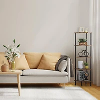 NEX™ 50" Brown 5-Tier Corner Shelf