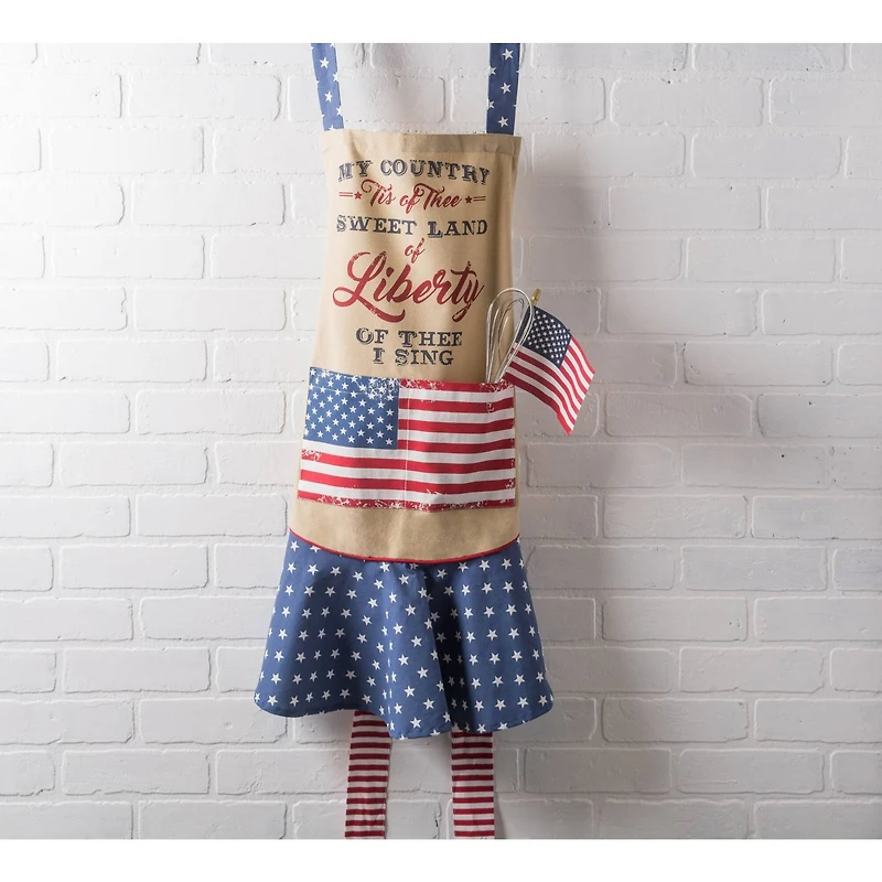 DII® Stars & Stripes Sweet Liberty Ruffle Apron