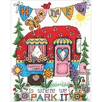 Imaginating Happy Camper Counted Cross Stitch Kit