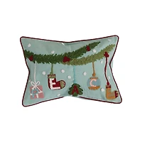 Hello Honey® 20"x 14" Embroidered Cotton Lumbar Pillow