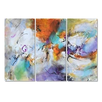 Designart - Burning Energies - Modern Canvas Artwork