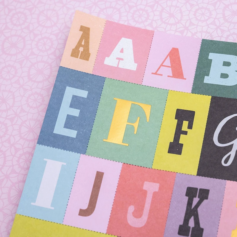 American Crafts™ Maggie Holmes Market Square 12" x 12" Cardstock, 5 Sheets