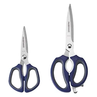 Farberware 2-Piece Ink Blue & Gray Shears Set