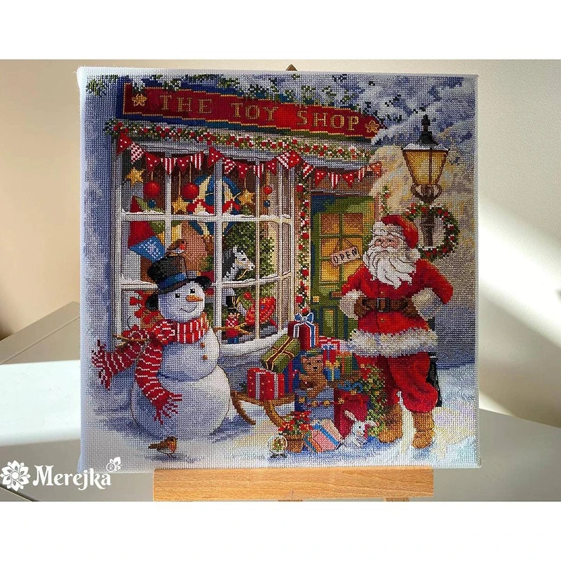 Merejka The Toy Shop Counted Cross Stitch Kit