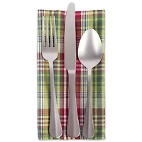 DII® Holly Jolly Plaid Napkin Set, 6ct.