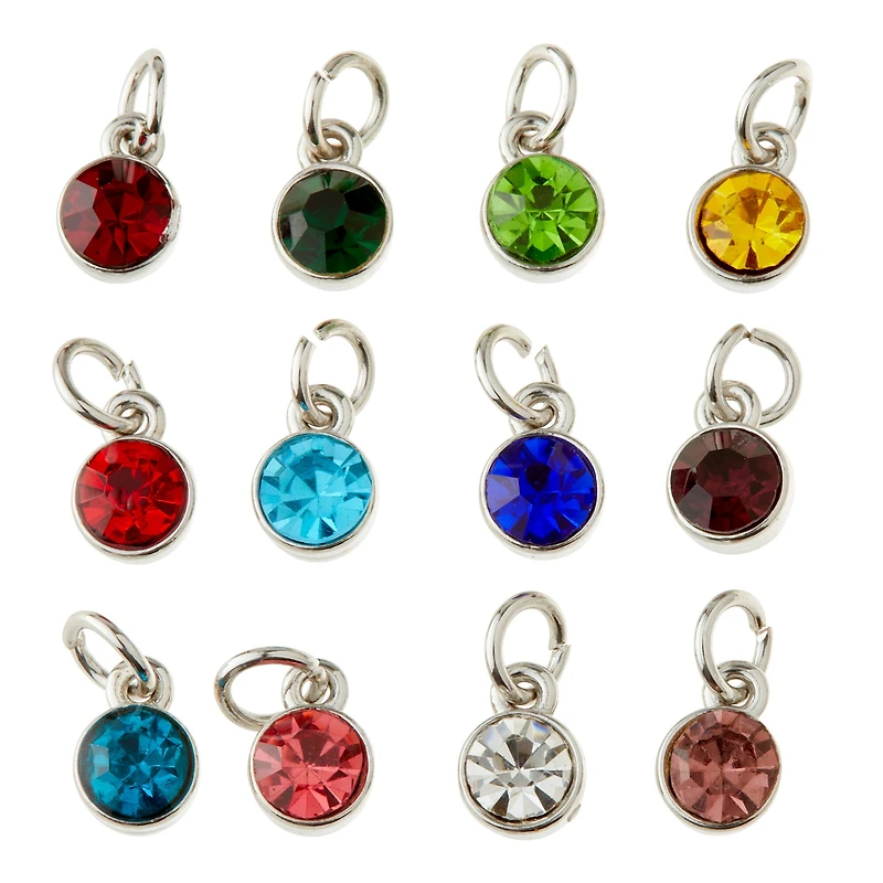 12 Packs: 12 ct. (144 total) Crystal Gem Charms by Bead Landing™