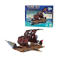 Techno Tiles - Pirate Ship: 200+ Pcs
