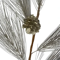 Brown & Gray Long Needle Pinecone Christmas Spray
