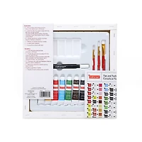 11" x 11" Festive Tree Canvas Painting Kit by Artist's Loft™