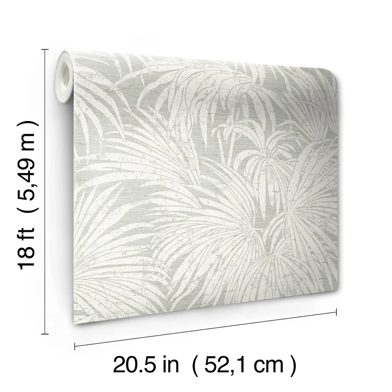 NuWallpaper Egypt Sherrod Neutral Cassava Palm Peel & Stick Wallpaper