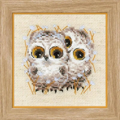 RIOLIS Little Owls Counted Cross Stitch Kit